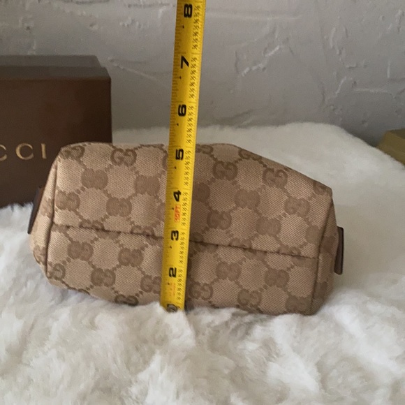Gucci GG Logo Cosmetic Pouch Bag / R1309 - Picture 6 of 7